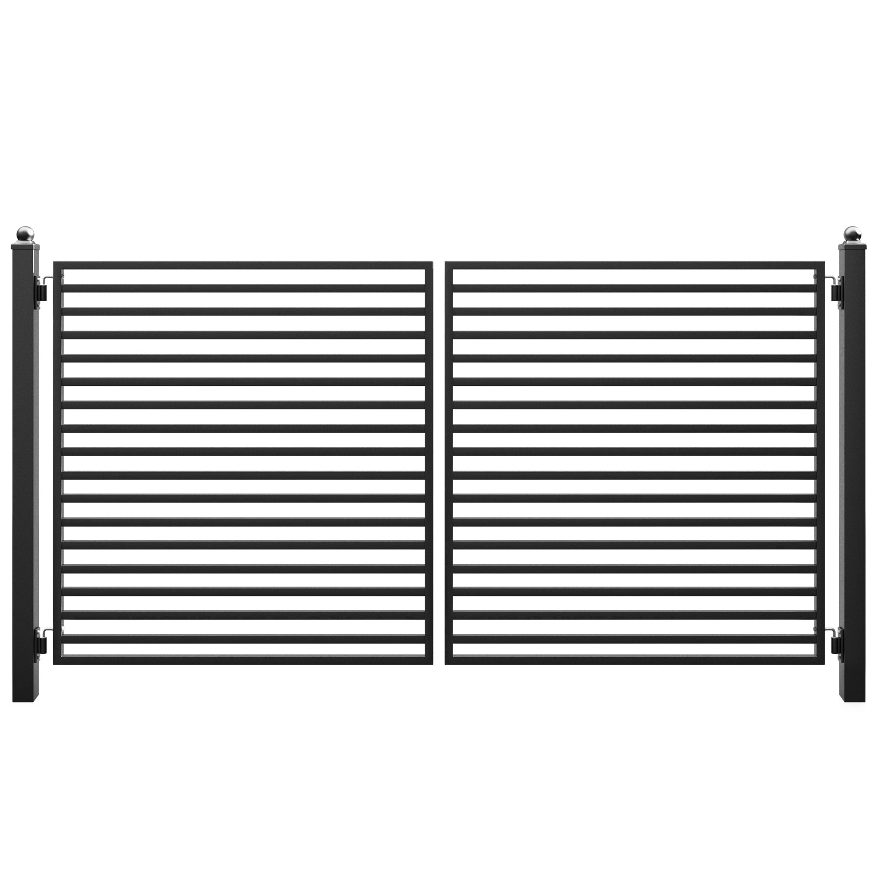 ZUMI Brooklyn Style Dual Swing Driveway Gates