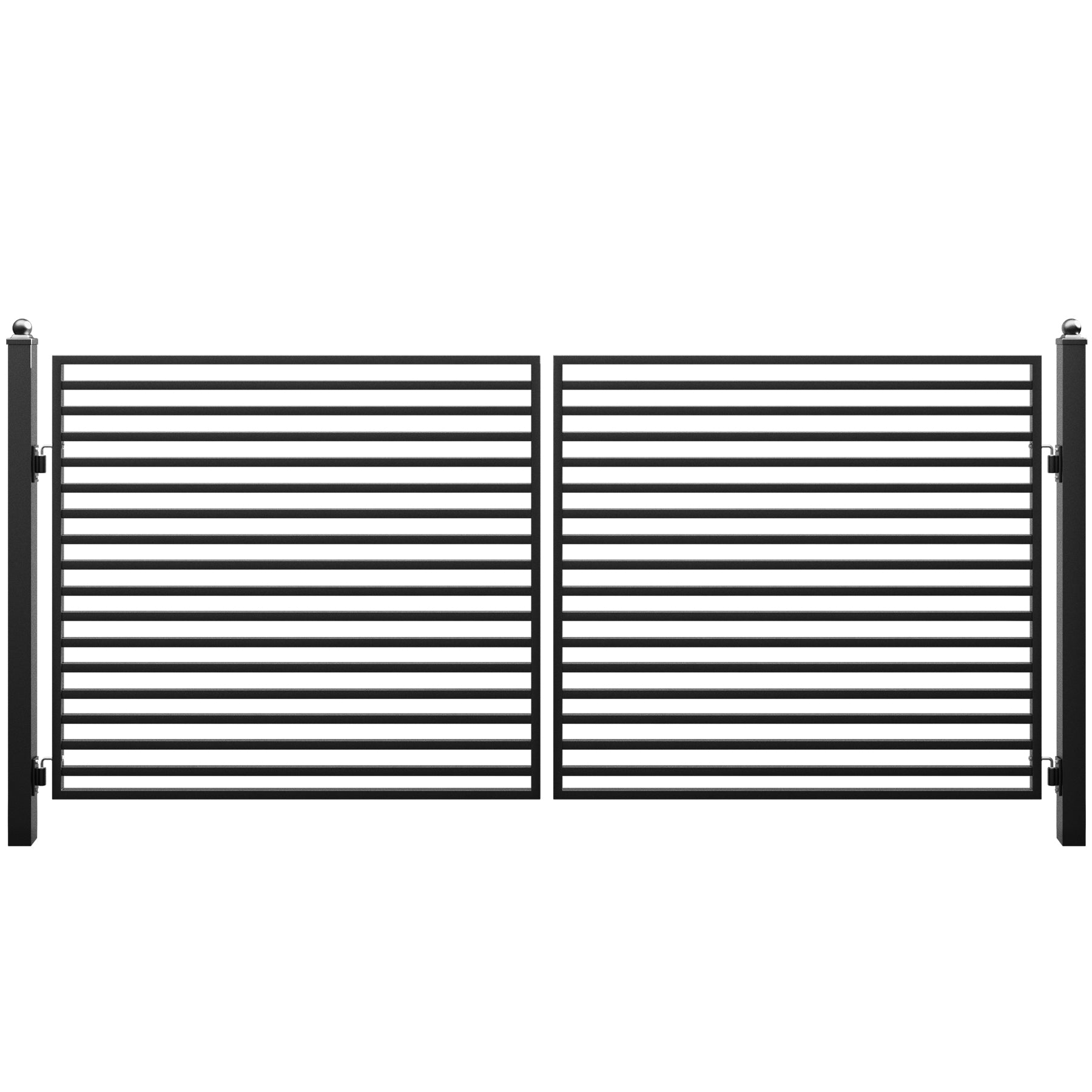 ZUMI Brooklyn Style Dual Swing Driveway Gates