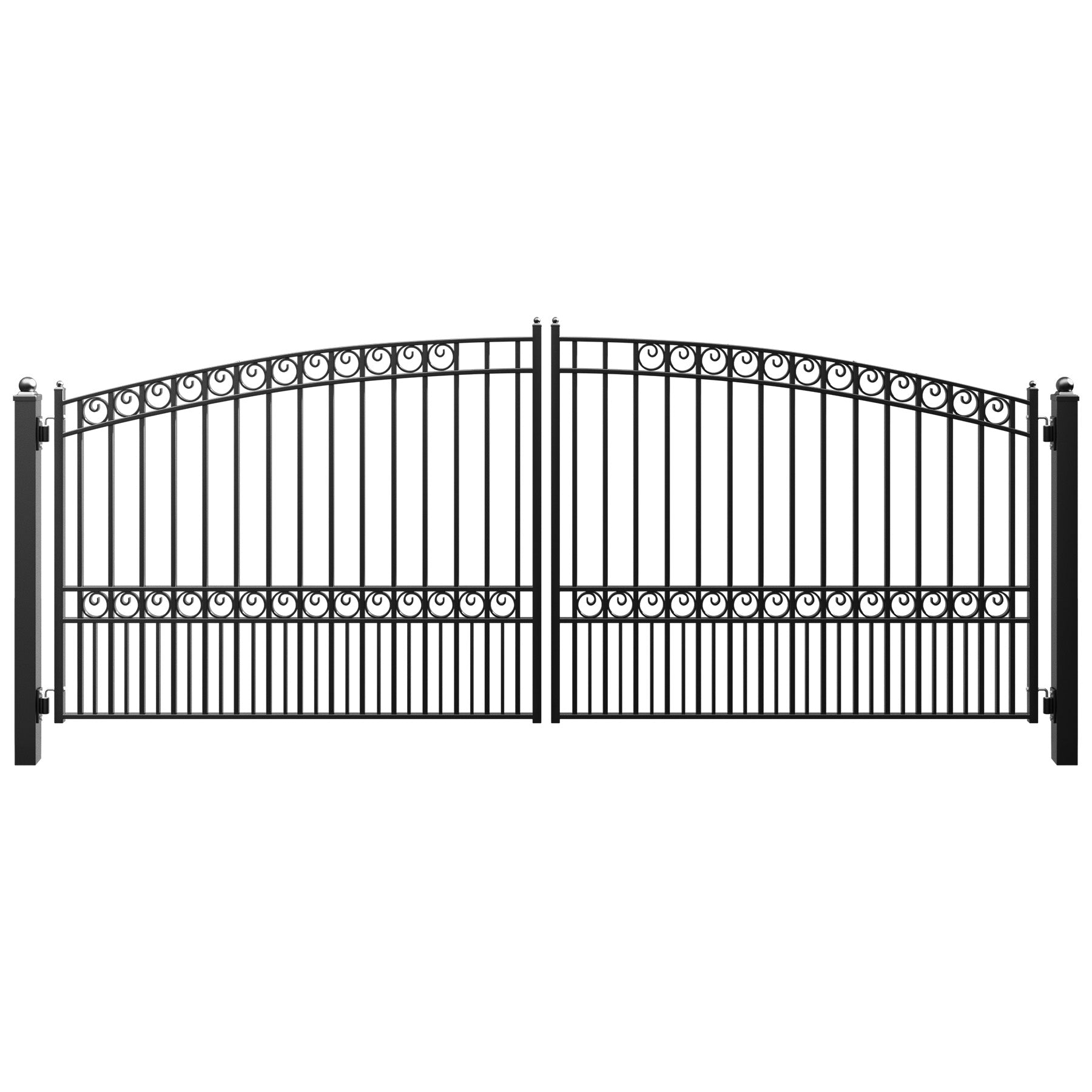 ZUMI Opera Style Dual Swing Driveway Gates