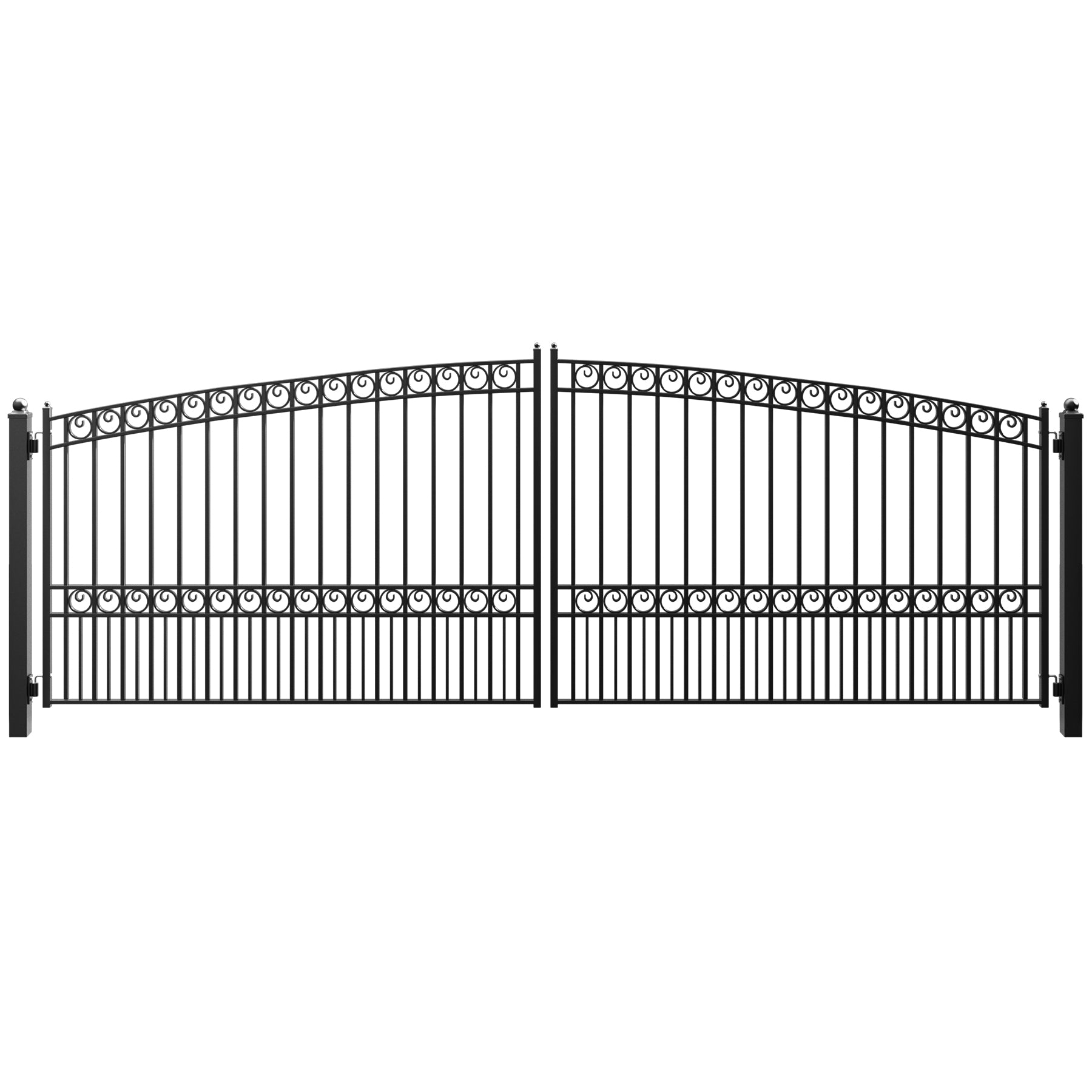 ZUMI Opera Style Dual Swing Driveway Gates