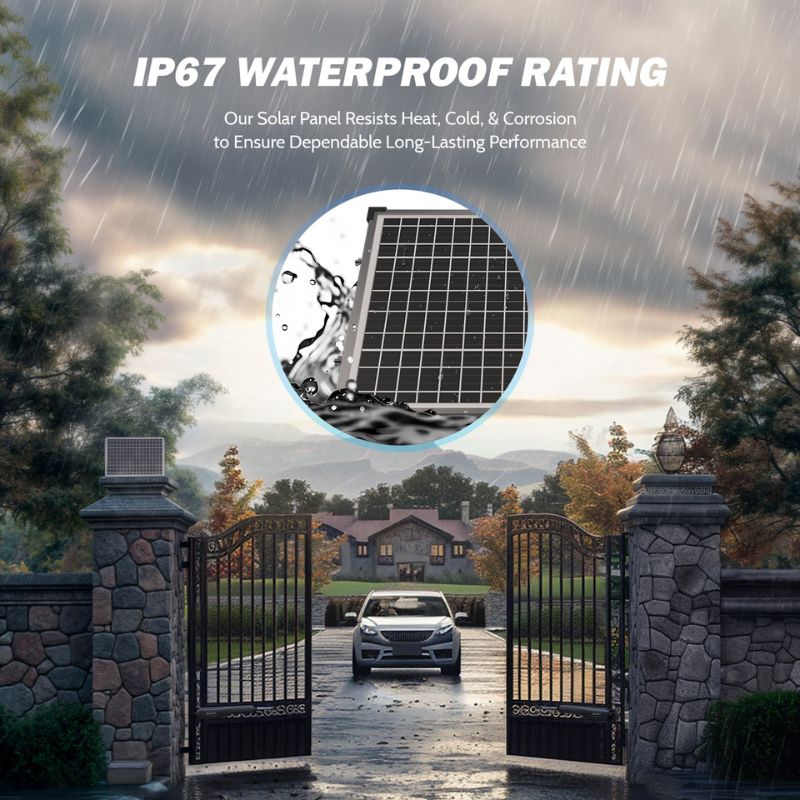 Zumi Solar Panel for Gate Opener