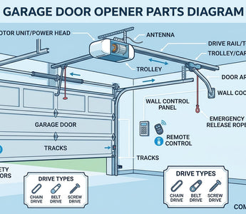 Garage Door Opener Parts Diagram & List (Beginner Guide)