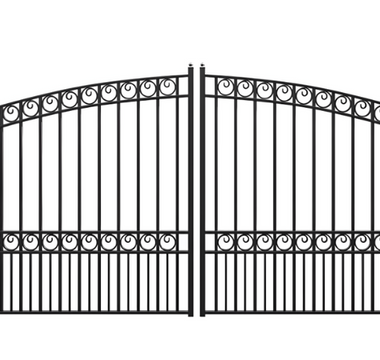 steel driveway gates vs. aluminum driveway gates