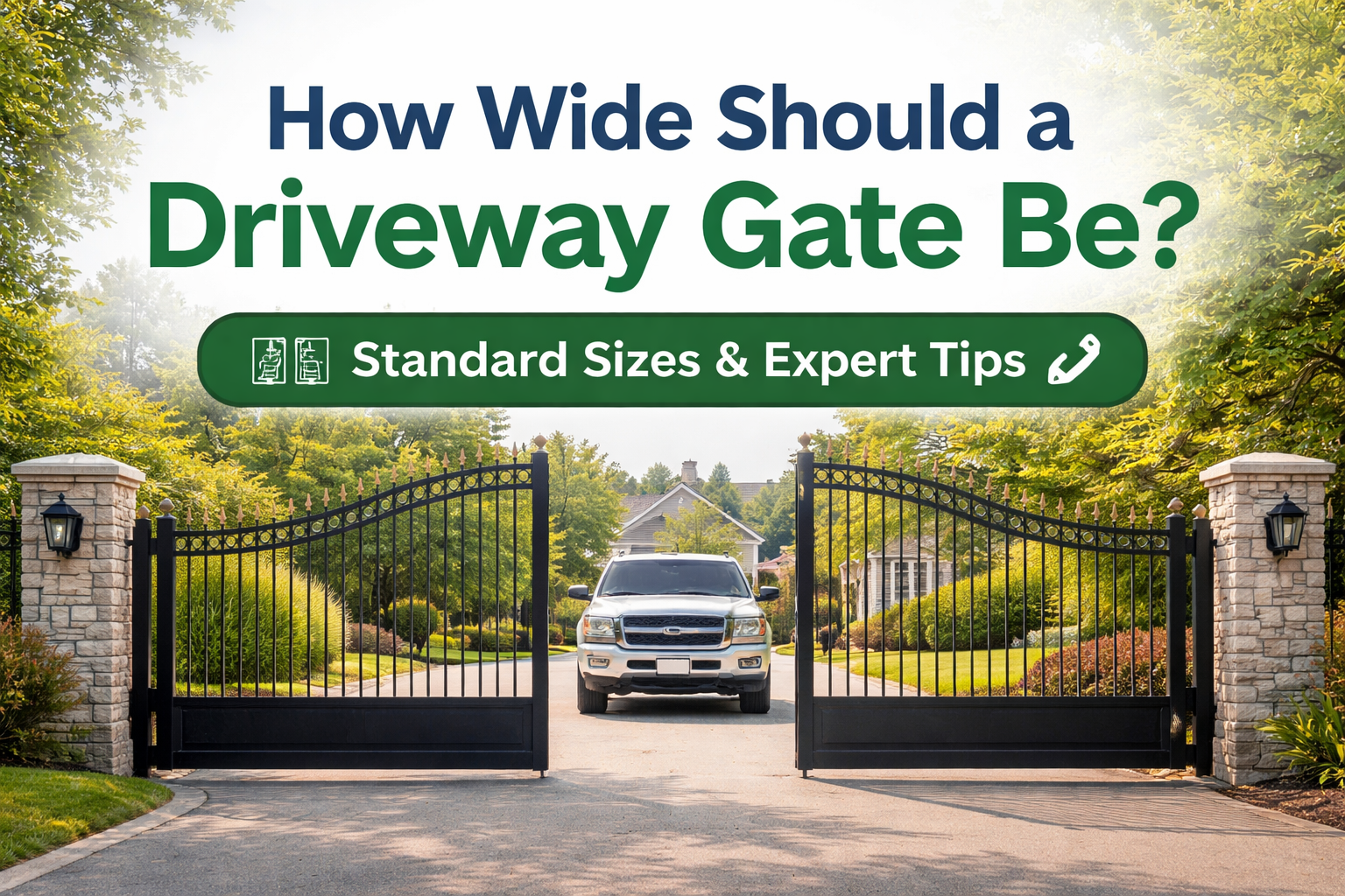How Wide Should a Driveway Gate Be? Expert Guide