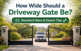 How Wide Should a Driveway Gate Be? Expert Guide