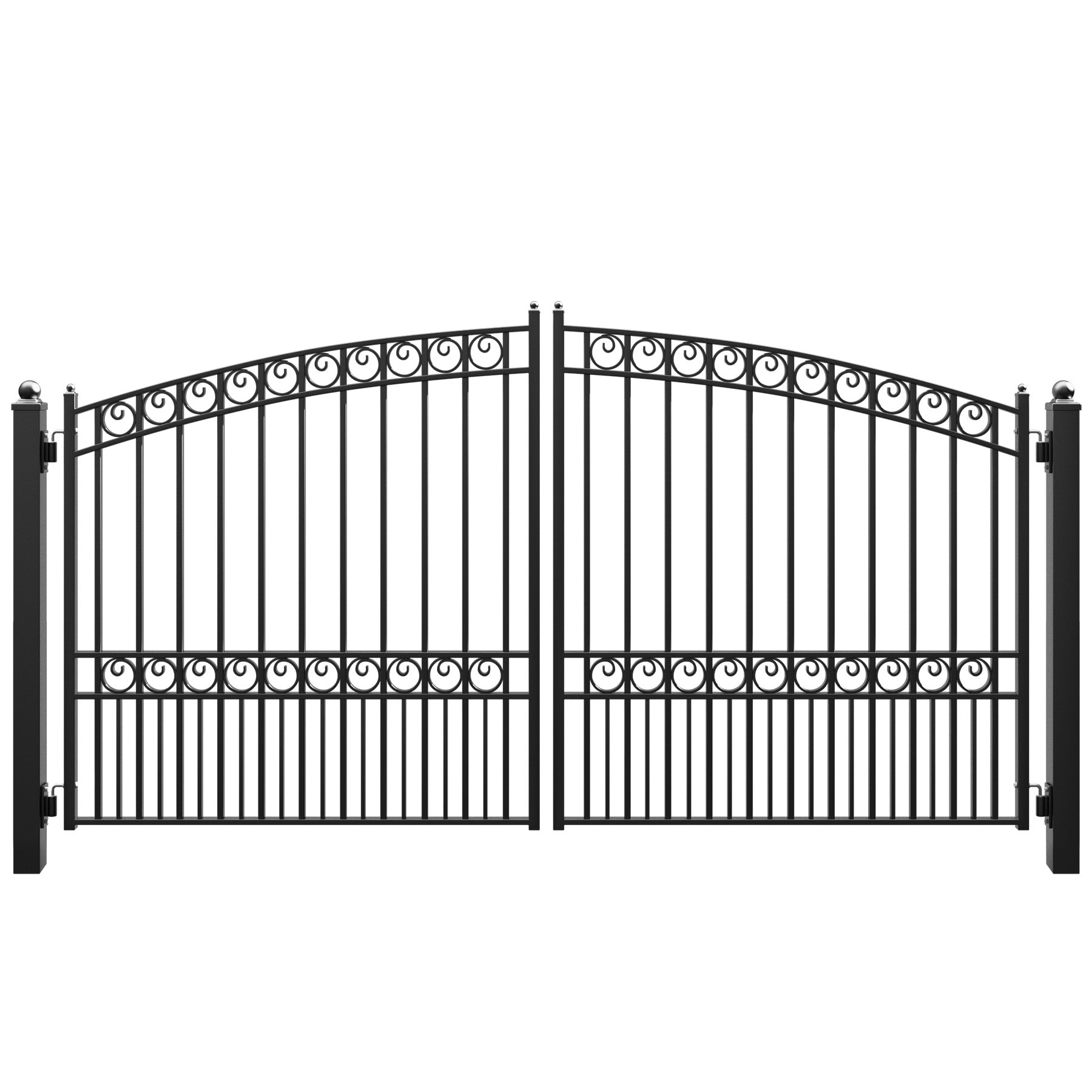 ZUMI Opera Style Dual Swing Driveway Gates