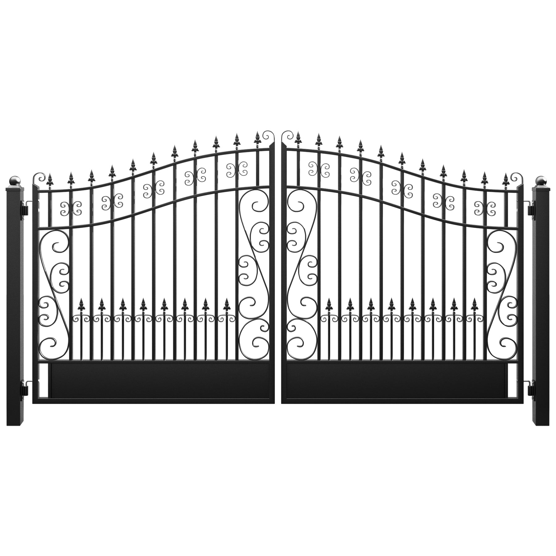 ZUMI Greenwich Style Dual Swing Driveway Gates