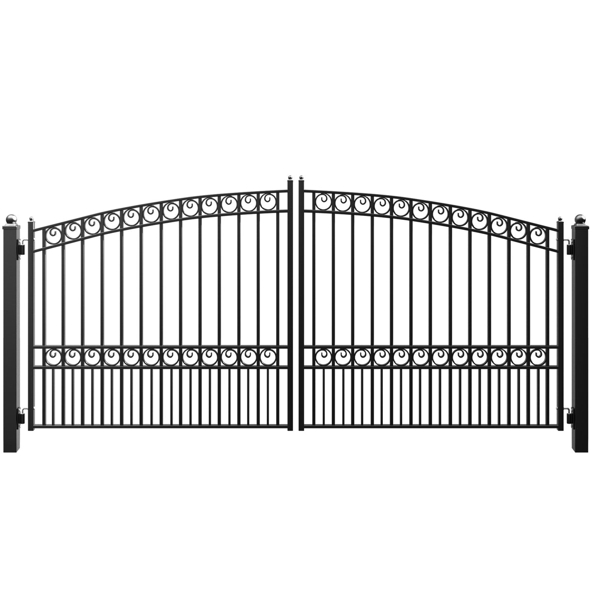 Zumi Iron Dual Swing Driveway Gates | Stylish & Durable | Automated ...